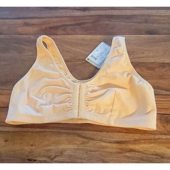 Amoena  Frances Front Closure Leisure Bra 2128 Beige A/B Size Medium - Picture 9 of 9